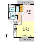 Dーroom竹の山の間取り画像