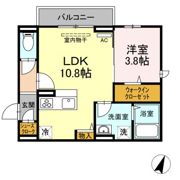 ヴォルケン ガルテン B棟の間取り画像