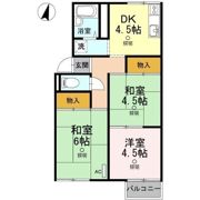 コーポ岡部 B棟の間取り画像