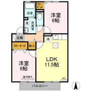 シティパル21 B棟の間取り画像