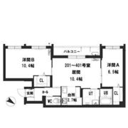 グランメール平岸1条の間取り画像