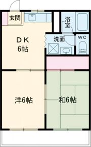 シャトー中川Ⅵの間取り画像