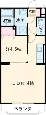 One Faceの間取り画像