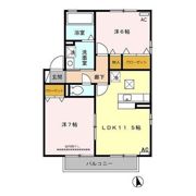 Villa・Ryutaku Aの間取り画像