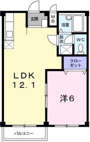 エルディム土居の間取り画像