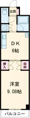 第6水野マンションの間取り画像