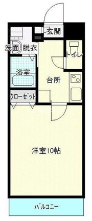 メゾンフォンテーヌBの間取り画像
