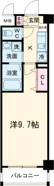 アドバンス三宮Ⅲリンクスの間取り画像