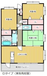 シェーンベルク安東の間取り画像