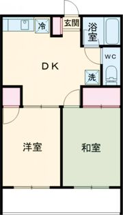 シティハイム北田園の間取り画像
