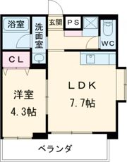 春陽館大野の間取り画像
