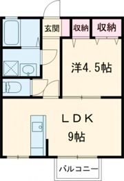 アービル篠原Aの間取り画像
