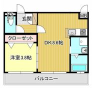 リファレンス中央町の間取り画像