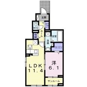 ブラン ノワールの間取り画像