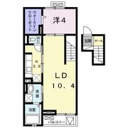 カーサ・ブルーの間取り画像