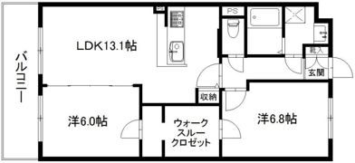 アールウィステリアの間取り画像