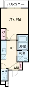 フジパレス岩田町ノースの間取り画像