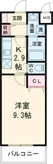 アリーバ古室の間取り画像
