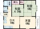 サニーヴィレッジB棟の間取り画像