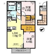 リバーサイドテラス A棟の間取り画像