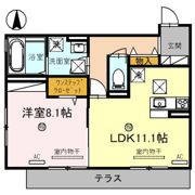 コーポTE Ⅱ（ｺｰﾎﾟﾃｨｰｲｰﾂｰ）の間取り画像