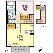 湖山ハイツの間取り画像