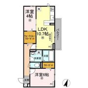 アサヒパレス久保田 B棟の間取り画像