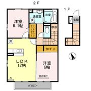 セジュールCW Cの間取り画像