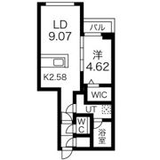 ピオネロ琴似の間取り画像