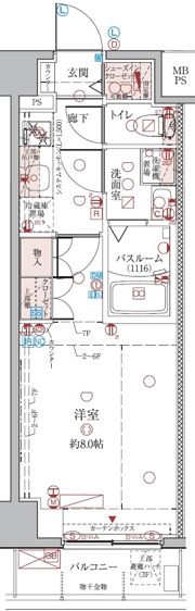 クレヴィスタ綾瀬Ⅱの間取り画像