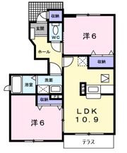 エステート雅 C棟の間取り画像