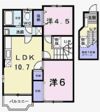 カリーノ・Sの間取り画像