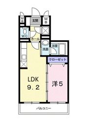 アルドール・Kの間取り画像