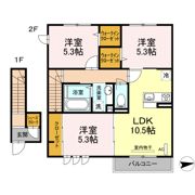 アンソレイエの間取り画像