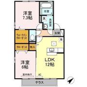 リビングタウン連島 F棟の間取り画像