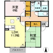 パティオ I棟の間取り画像