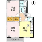 アリス B棟の間取り画像