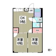 パークワイズ草加 旧サタカコーポの間取り画像