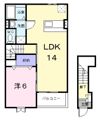 アメニティーハイツ川島Ⅱの間取り画像