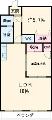 パークサイドNON・NOの間取り画像