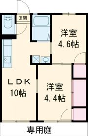 スカイハイツの間取り画像