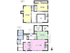 小玉戸建住宅の間取り画像