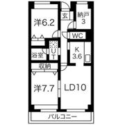 目黒本町マンションの間取り画像