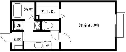 スクエア オーワダの間取り画像
