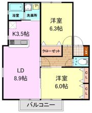 グリーンヒルズCの間取り画像