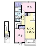 ラコルタⅡの間取り画像