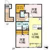 グラード高田 Aの間取り画像