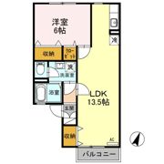 近江ロイヤルハイツ Aの間取り画像