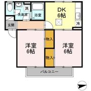 ハイツカスターニエの間取り画像