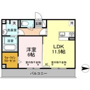 ガーネットの間取り画像